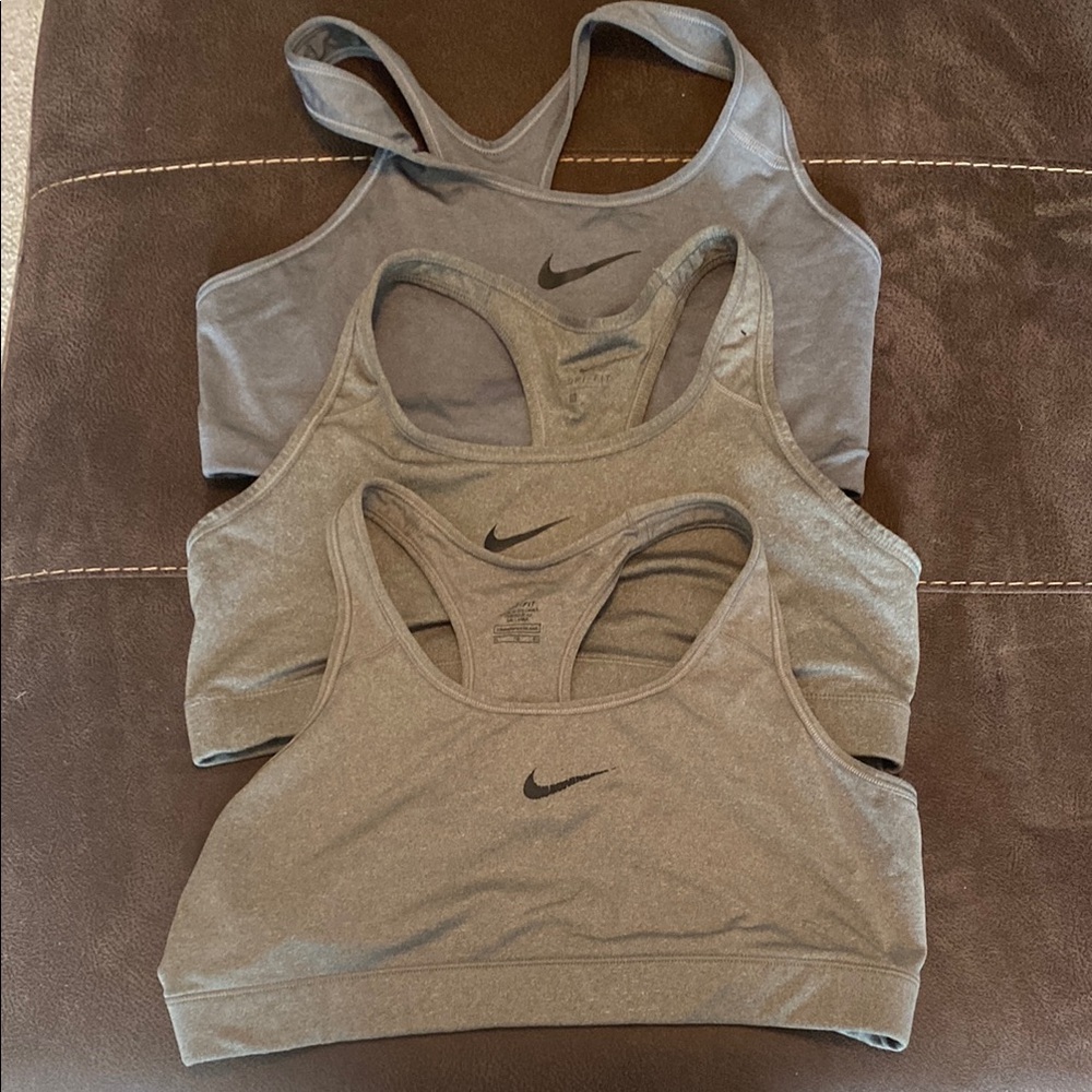 Nike Trio of Gray Sports Bras